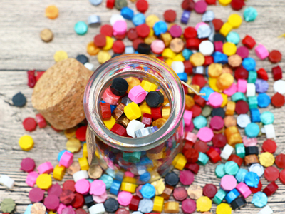Bulk Multi-Color Hexagon Sealing Wax Beads