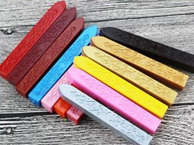 Colorful Square No Wick Sealing Wax Sticks