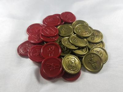 Resin Stamp Metallic Wax Seal