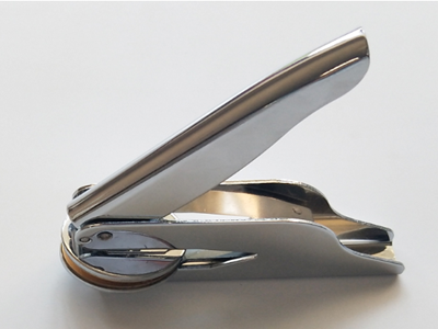 Personal logo Handle Metal Custom Paper Embossing Seal Stamp