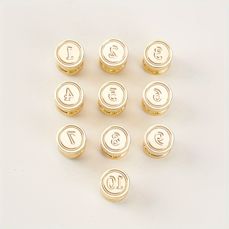Mini Digital Stamp Brass head Wax Seal stamp